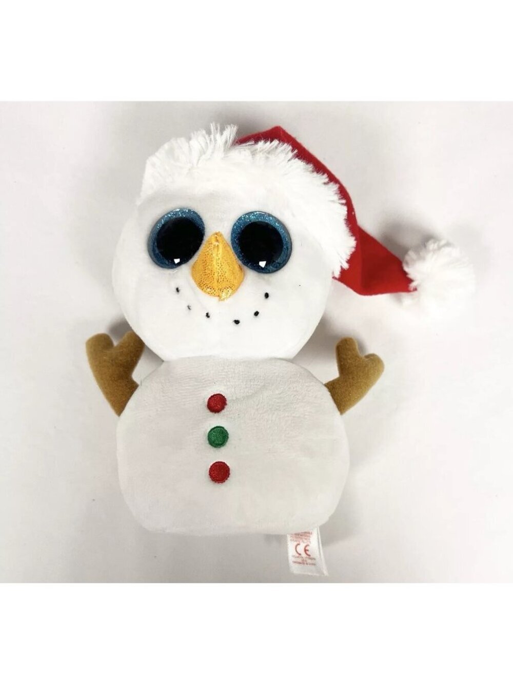 Ty Beanie Baby Scoop the Snowman Christmas Winter